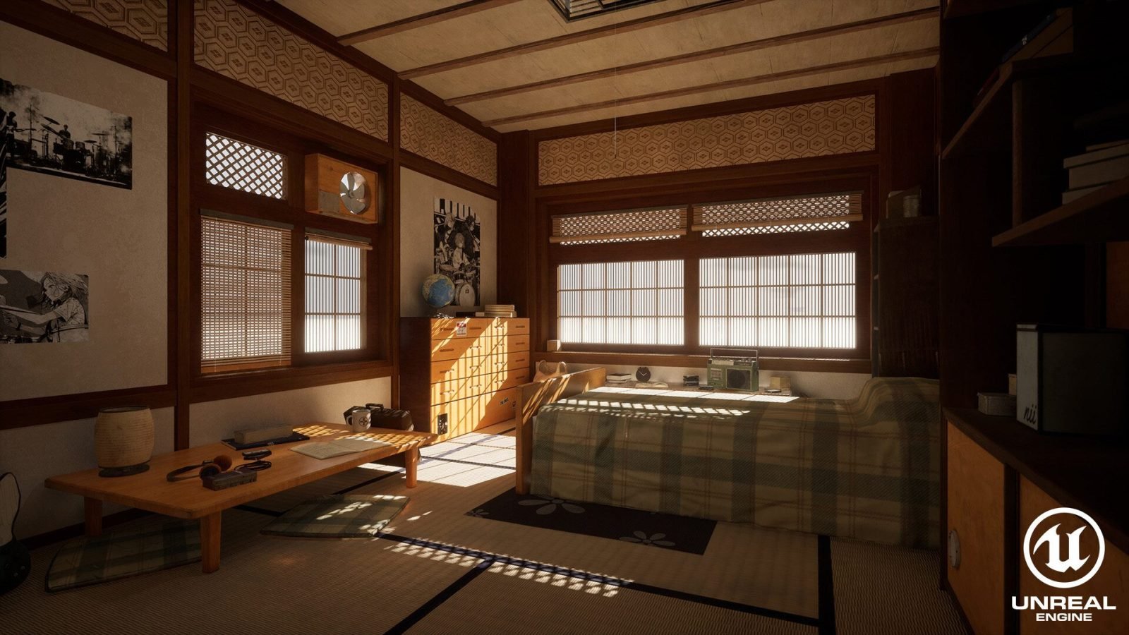 Modular Japanese Room Interior