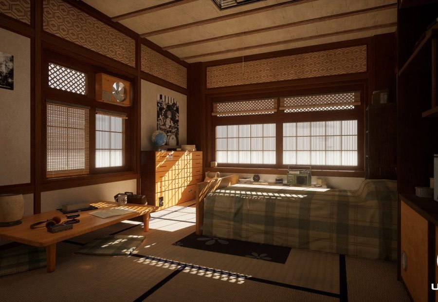 Modular Japanese Room Interior